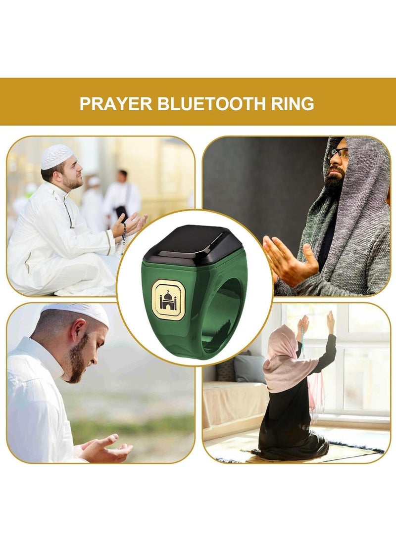 Zikr Ring Smart Ring with Vibration Reminder Tasbih Counter and Bluetooth Connection for Exclusive IQIBLA App and 5 Daily Prayer Reminders, 22 mm - pzsku/Z734BFD6C1C78F8F9C41EZ/45/_/1733040136/87df287a-ec37-49ae-a336-3cf0679062cf