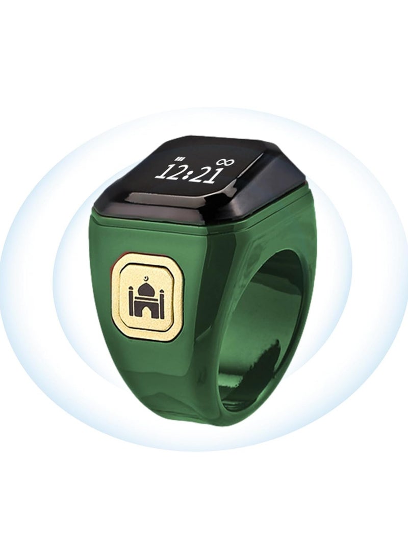 Zikr Ring Smart Ring with Vibration Reminder Tasbih Counter and Bluetooth Connection for Exclusive IQIBLA App and 5 Daily Prayer Reminders, 22 mm - pzsku/Z734BFD6C1C78F8F9C41EZ/45/_/1733040137/342ed1dc-8ad0-4c40-ab96-df4c4a883daf