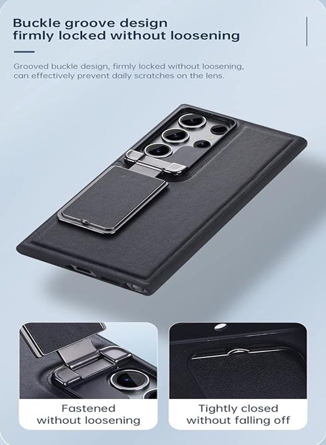 عام Samsung Galaxy S23 Ultra/S23 Plus/S23 حافظة جلدية ناعمة 【حامل حماية للعدسة/ قلب】 متوافقة مع Samsung S23 Ultra/S23 Plus/S23 حافظة TPU نحيفة جداً لحماية وأناقة إضافية. - Image 3