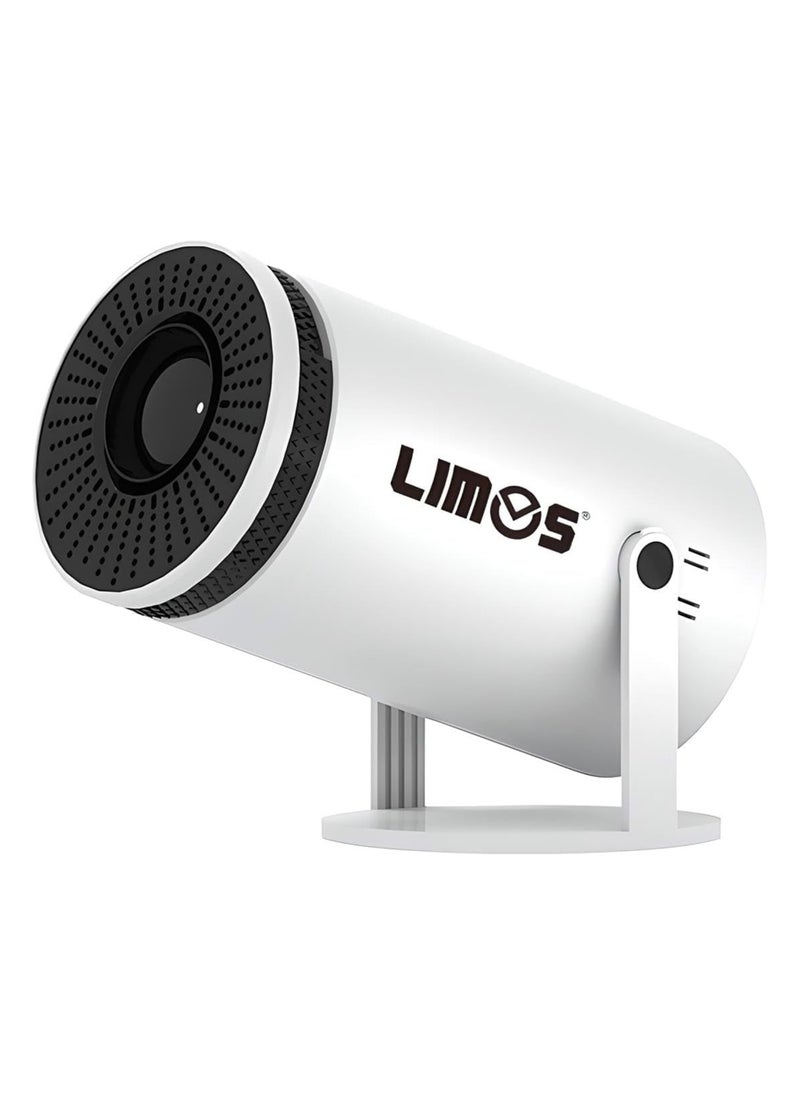 LIMOS - Smart 4K Portable Mini Projector with Built-in Speakers, Screen Mirroring, 2.4/5G WiFi, BT 5 - Image 1