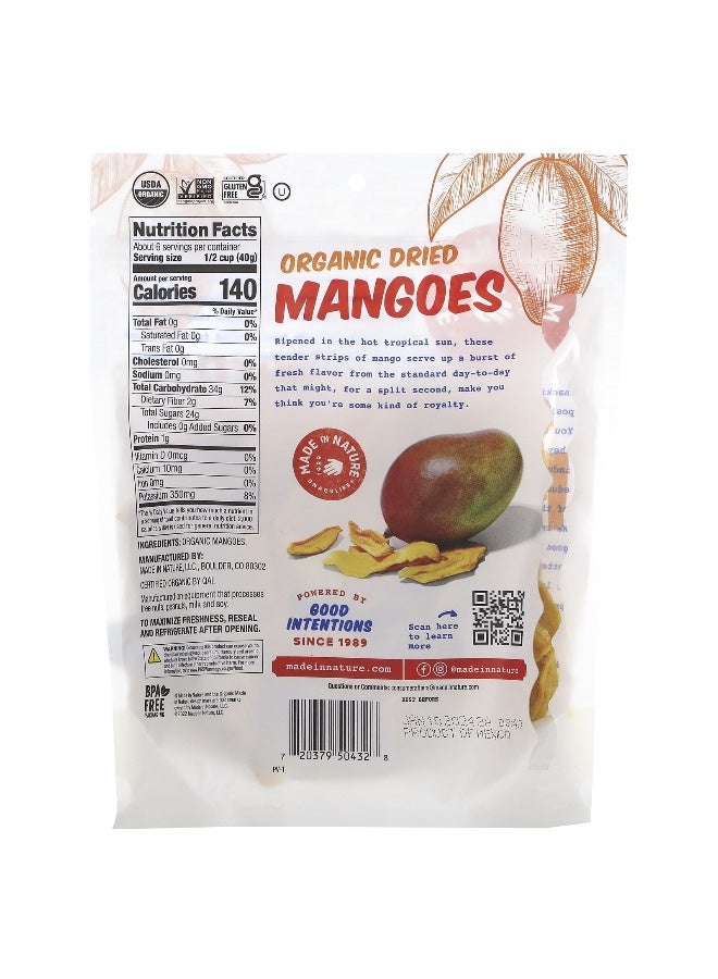 Made in Nature, Organic Dried Mangoes, Sun-Ripened, Unsulfured, 8 oz (227 g) - Image 2