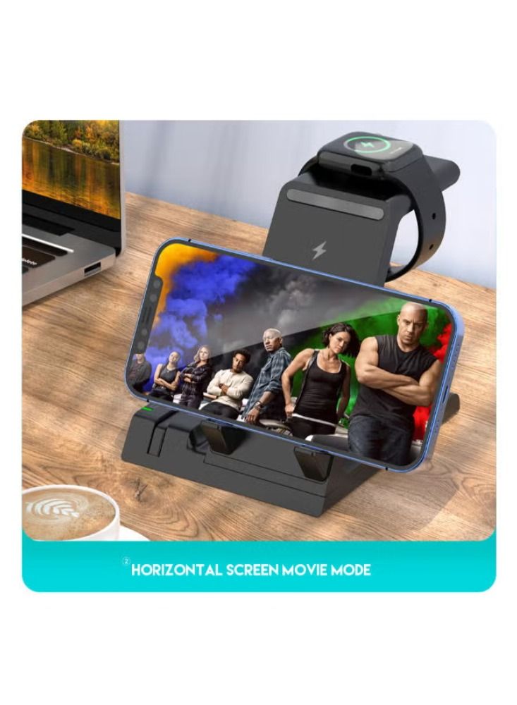 Dream Zone Magnetic Wireless Charging Stand For Apple iPhone sumsung Huawei Xiaomi - Image 1