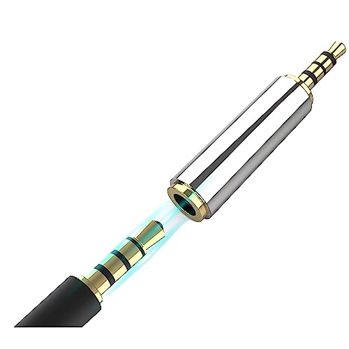 JacobsParts 2.5mm Male to 3.5mm Female Stereo Audio Headphone Jack Adapter Converter, Gold Plated - Image 5