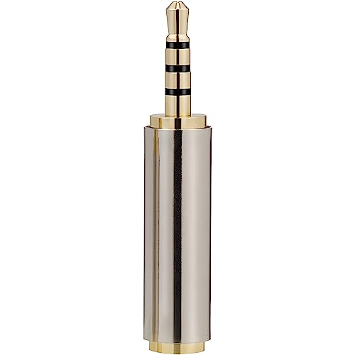 JacobsParts 2.5mm Male to 3.5mm Female Stereo Audio Headphone Jack Adapter Converter, Gold Plated - Image 4