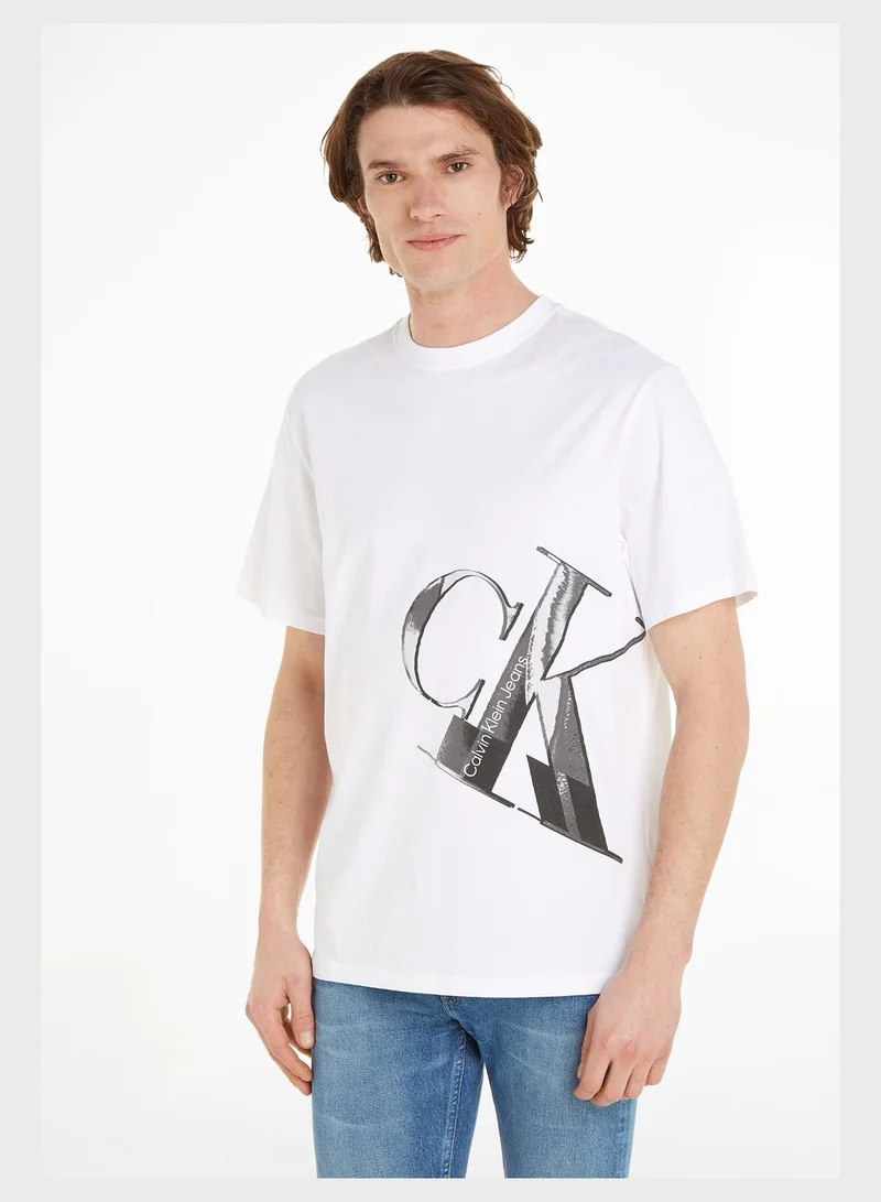 Calvin Klein Jeans Logo Crew Neck T-Shirt