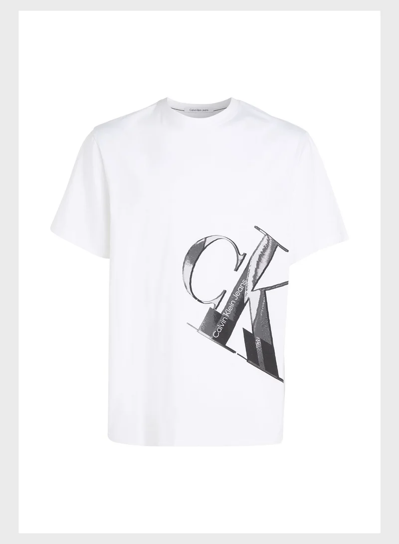 Calvin Klein Jeans Logo Crew Neck T-Shirt