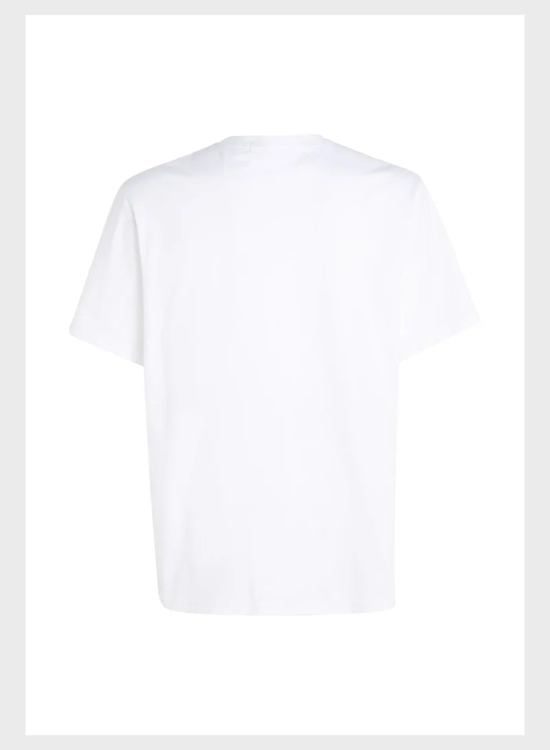 Calvin Klein Jeans Logo Crew Neck T-Shirt