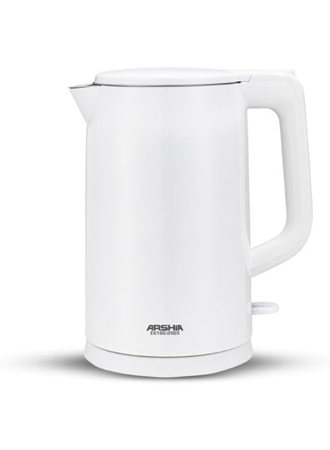 Arshia Electric Kettle, 1.7 Liter Capacity (White) EK160-3585 - Image 1