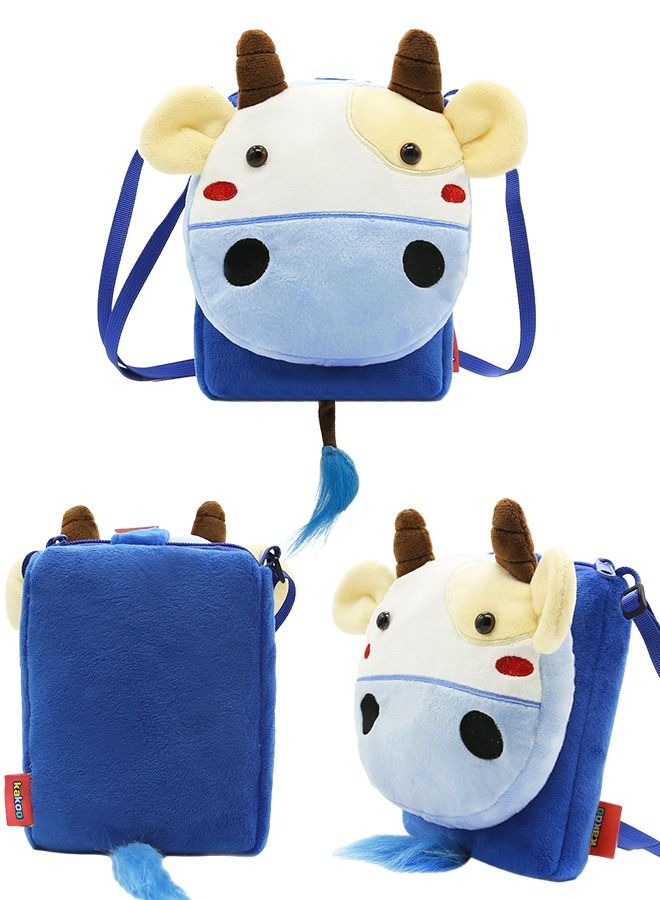 HomarKet Kids Crossbody Purse Cartoon Cute Cow Shoulder Bag Handbag Little Girl's and Boy's Toddler Wallet Bag  - Image 5