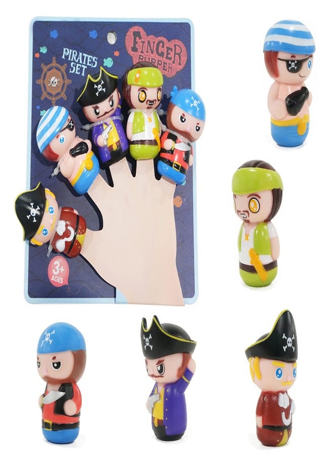 WAHXIAOSW Pirate Finger Puppets for Kids,Finger Puppets for 1 2 3 Year Old Girls Boys Toddlers,Baby Party Favors for Kids Party Favors Stocking Stuffers Goodie Bag Fillers School Class Prizes - Image 1