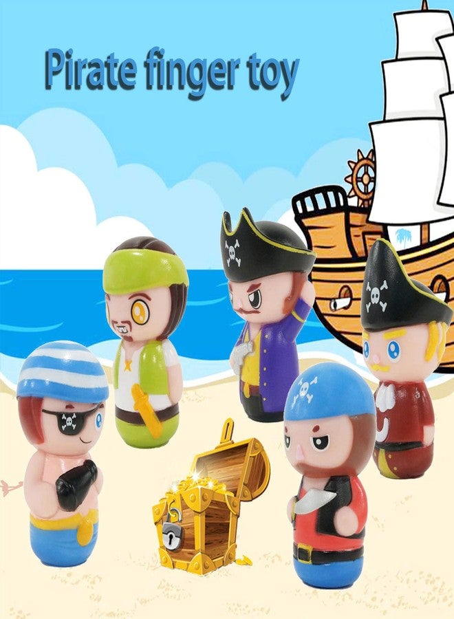 WAHXIAOSW Pirate Finger Puppets for Kids,Finger Puppets for 1 2 3 Year Old Girls Boys Toddlers,Baby Party Favors for Kids Party Favors Stocking Stuffers Goodie Bag Fillers School Class Prizes - Image 5