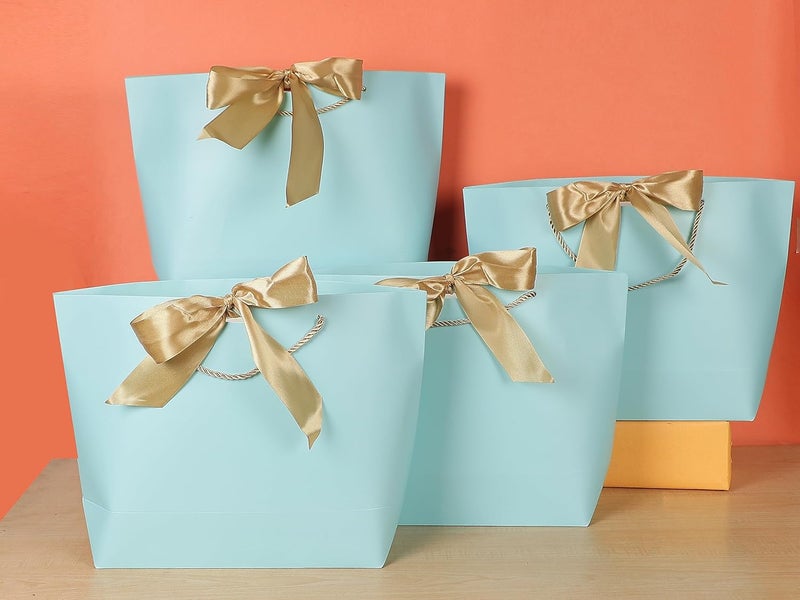 Chocozone Pack of 6 Paper Bags for Return Gifts Return Gift Bags for Kids Birthday It’s a Boy Baby Shower Bags (37cm*25cm) - Image 3