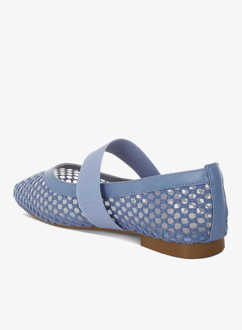 London Rag Blue Mid-Foot Strap Ballerinas in Blue for Women | Best Price UAE
