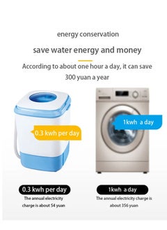 Mini Fast Energy Saving Washing Machine Washing Clothes & Shoes with Blue Light Cleaning Technology, Bulk Washing with Detachable Brush, (3 mode: Shoe, Laundry, Dehydration) - pzsku/Z734CDF5956CB775E8DC0Z/45/_/1714932487/54ced62d-81e9-4534-b55b-9dd5cecc7c84