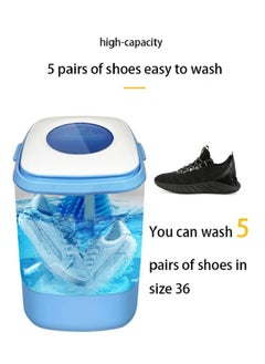 Mini Fast Energy Saving Washing Machine Washing Clothes & Shoes with Blue Light Cleaning Technology, Bulk Washing with Detachable Brush, (3 mode: Shoe, Laundry, Dehydration) - pzsku/Z734CDF5956CB775E8DC0Z/45/_/1729008280/263d3e5f-504e-415c-acab-5802976ee3cd