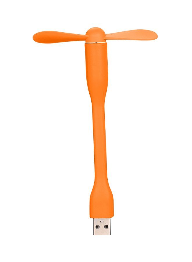 Loquat Mini USB Fan Orange - Image 1
