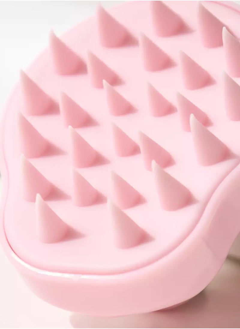 Generic - Scalp Massager – Soft Silicone Shampoo Brush, Wet & Dry for Deep Hair Clean - Image 1