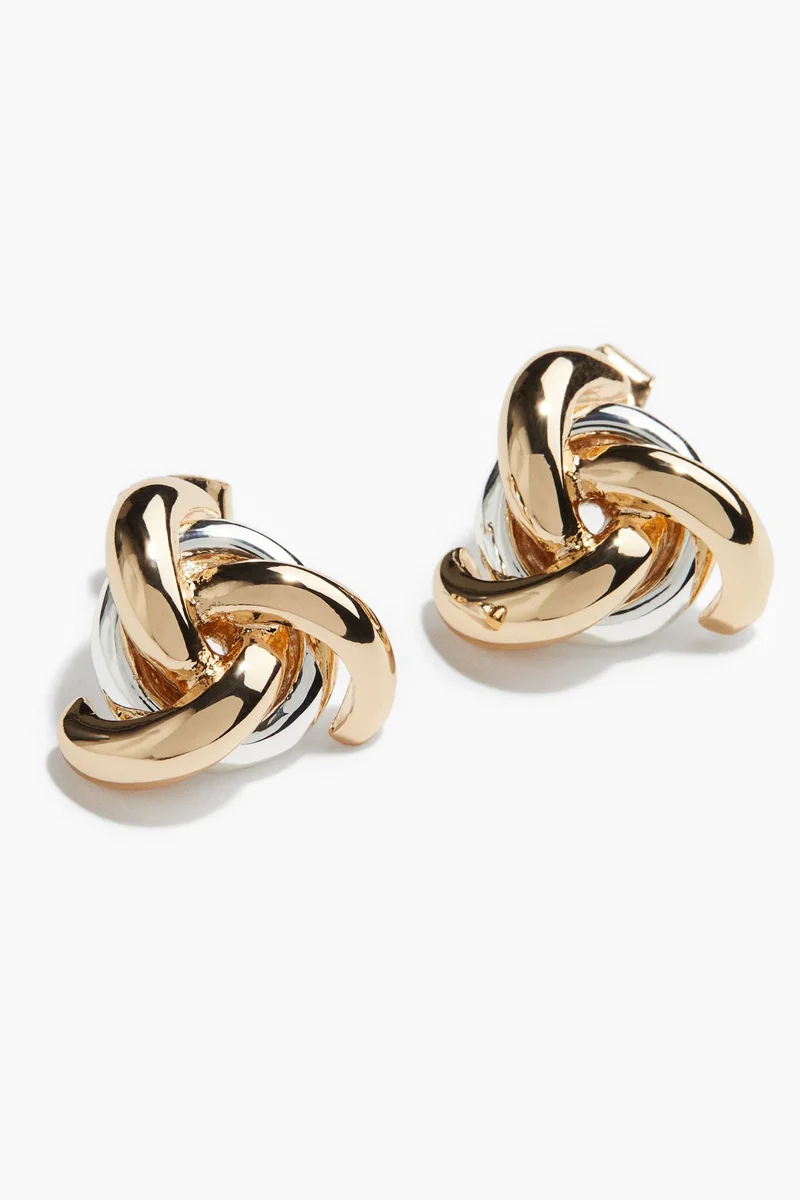 H&M Two-tone earrings