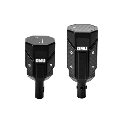 OMU Genesis Series Gear Lever Shift Knob Compatible with 2018-2024 Jeep Wrangler JL & 2020-2024 Gladiator JT Metal Gear Lever Shift Knob - Image 1