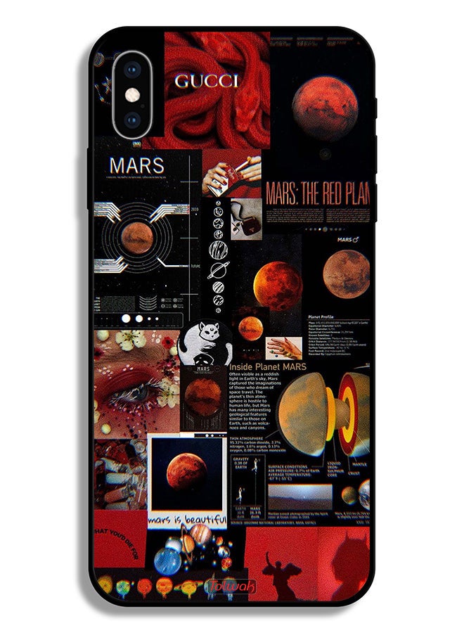 Tolwak Apple iPhone XS Max Protective Case Mars Art - Image 2