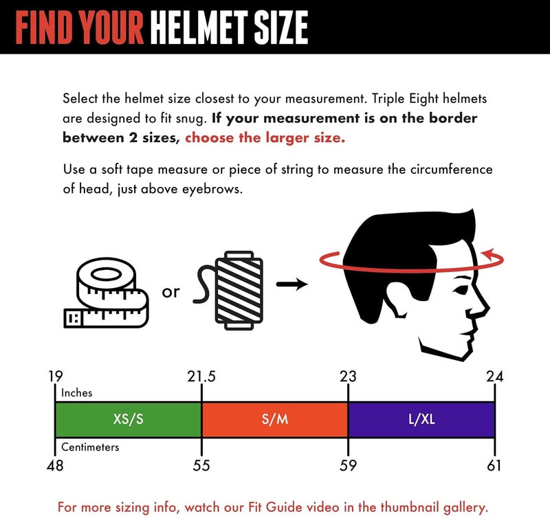 Triple Eight Dual Certified Bike and Skateboard Helmet, Black Glossy, X-Small / Small (3046) - Image 3