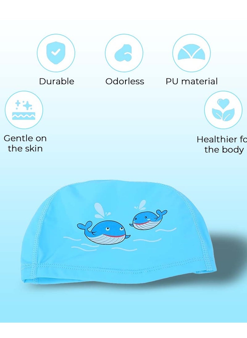 ENDLESS  Comfortable Silicon Swimming Cap with Ergonomic Ear Pockets | Fully Elastic Waterproof Cap for Long and Short Hair with Thicker Edge | For Women and Men - Image 2
