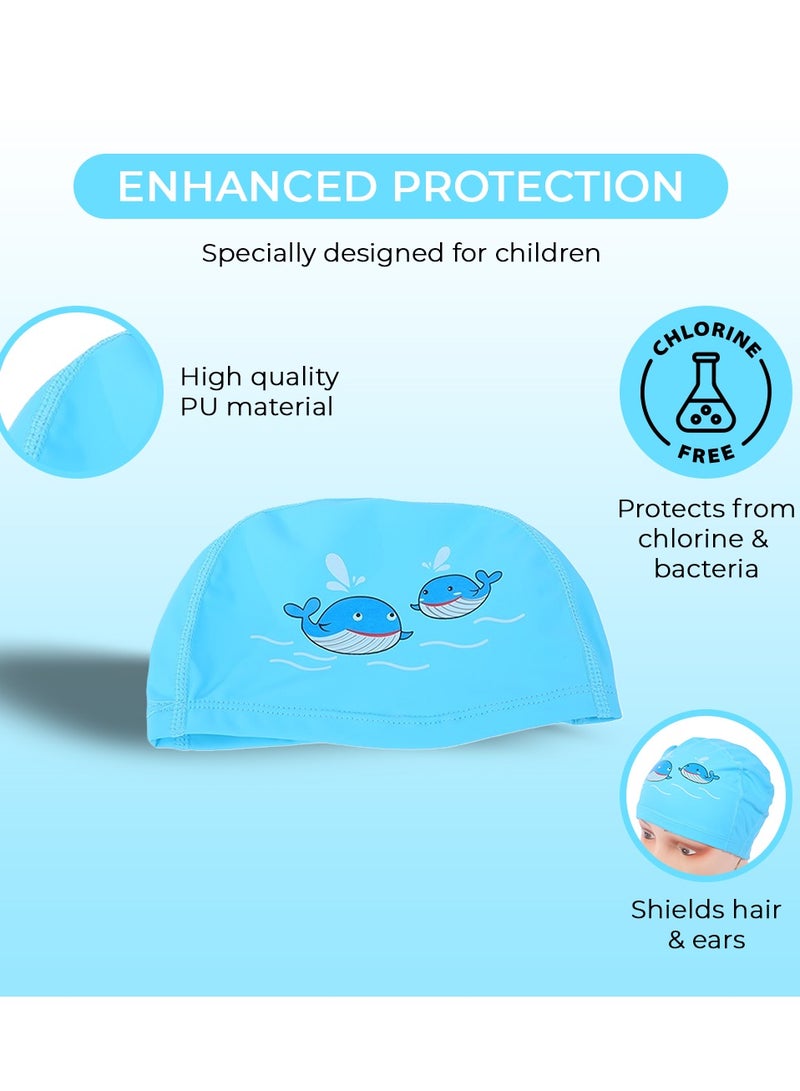 ENDLESS  Comfortable Silicon Swimming Cap with Ergonomic Ear Pockets | Fully Elastic Waterproof Cap for Long and Short Hair with Thicker Edge | For Women and Men - Image 4