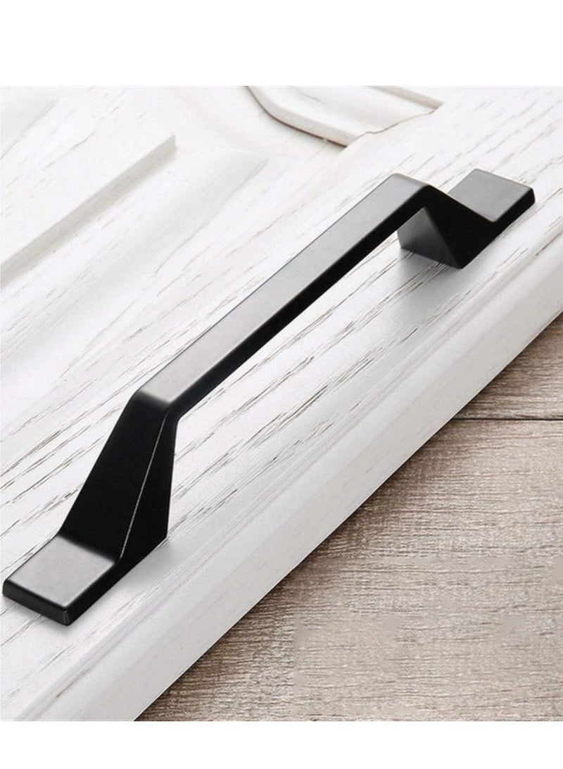 مقابض خزائن من 6 قطع، مناسبة لأبواب الخزائن، والأدراج، والمكاتب، وطاولات الزينة، وغيرها من أدوات تزيين الأثاث (أسود) - Image 3