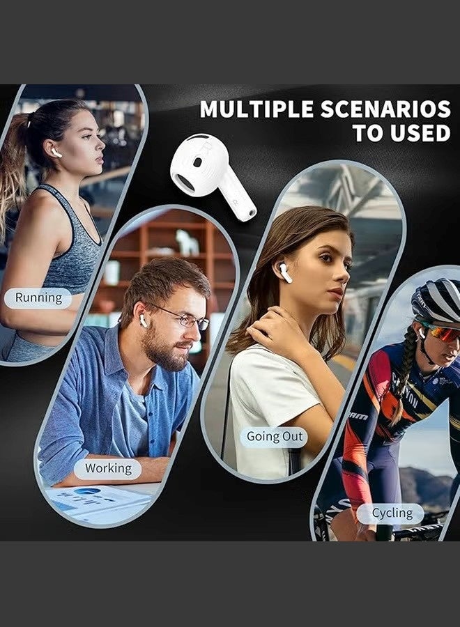 5 أزواج من أغطية أطراف سماعات AirPods 4، أطراف أذن رياضية مانعة للانزلاق والخدش مصنوعة من السيليكون الناعم، ملحقات سماعات AirPods من الجيل الرابع، متوافقة مع سماعات Apple AirPods من الجيل الرابع (مزيج من 5 ألوان) - Image 5