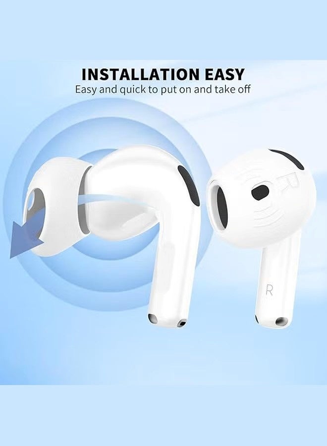 5 أزواج من أغطية أطراف سماعات AirPods 4، أطراف أذن رياضية مانعة للانزلاق والخدش مصنوعة من السيليكون الناعم، ملحقات سماعات AirPods من الجيل الرابع، متوافقة مع سماعات Apple AirPods من الجيل الرابع (مزيج من 5 ألوان) - Image 3