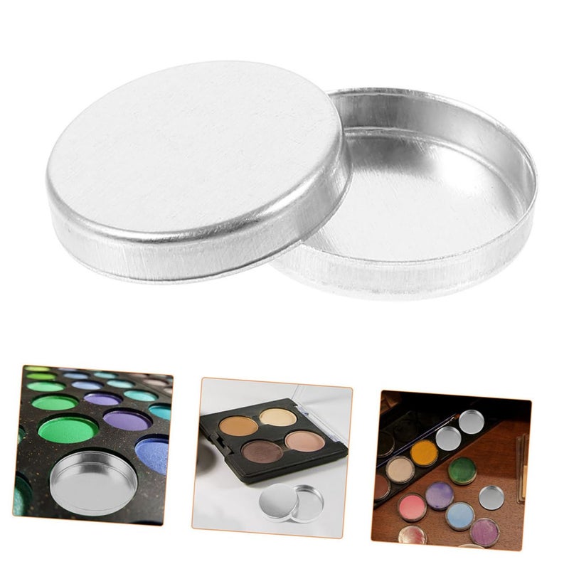 60pcs Matte Makeup Eyeshadow Pans Empty Compact Blusher Pans Portable Storage Cases for Women - Image 5