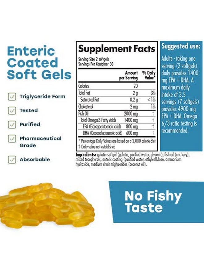 ALP High-3 Omega 3 Fish Oil Supplement 60Count  - Image 3