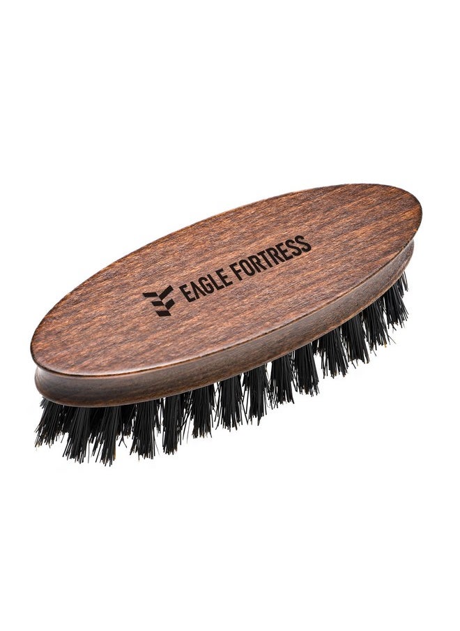 Mini Beard Brush For Men Boar Bristle Beard Brush For Travel Pocket Sized Mustache Beard Oval Wooden Brush For Beard Grooming & Styling - pzsku/Z734D80C89A34419FD987Z/45/_/1707974545/ae811312-b169-41ae-a89e-9c6285edbe4e