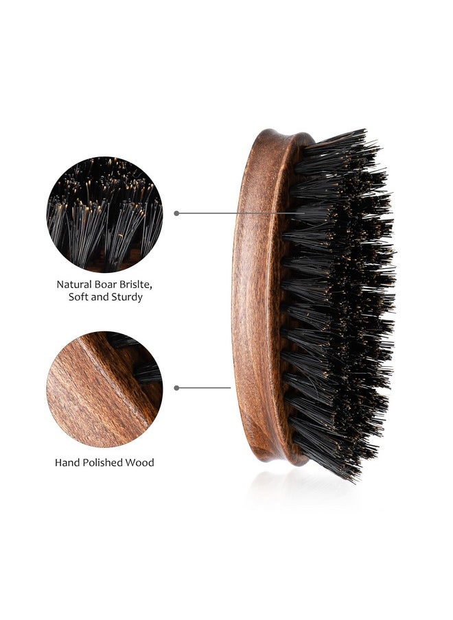 Mini Beard Brush For Men Boar Bristle Beard Brush For Travel Pocket Sized Mustache Beard Oval Wooden Brush For Beard Grooming & Styling - pzsku/Z734D80C89A34419FD987Z/45/_/1707974554/01b13b62-ecb3-4068-866a-dfb7a8c020ec