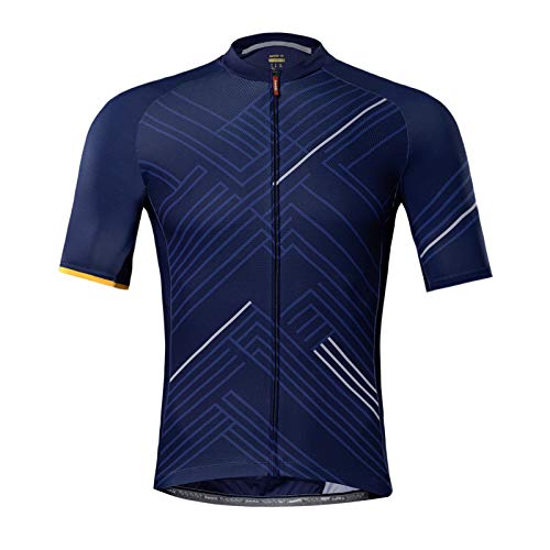Santic Men's Cycling Jersey Short Sleeve Cycling Tops for Men Biking Jersey Cycling Shirts Breathable - Image 1