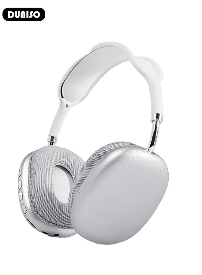 DUNISO IPX5 Waterproof Wireless Headphones Active Noise Cancelling Bluetooth Headphones Over Ear with Adjustable Microphone Deep Bass Comfortable Protein Earpads Bluetooth 5.0 for Travel and Work - Image 5