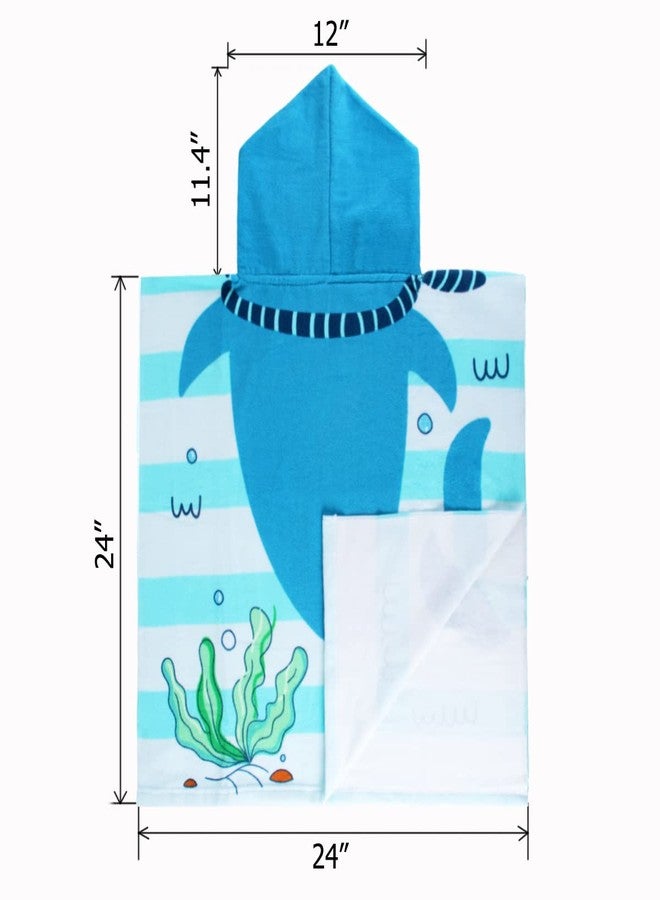 NovForth Kids Beach Towel for Boys Girls, Hooded Bath Towel Wrap, Toddler Pool Towel with Hood - Image 2