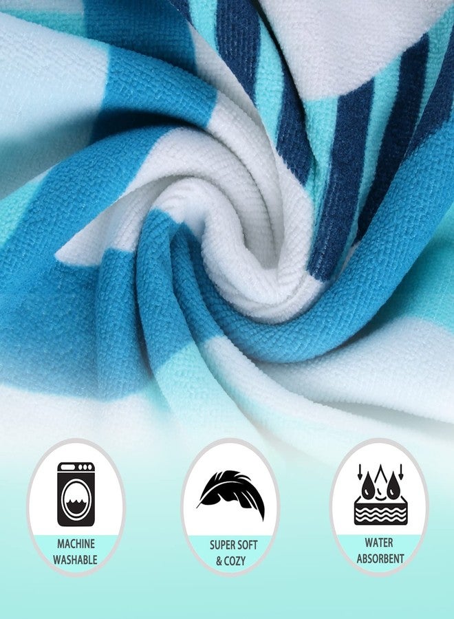 NovForth Kids Beach Towel for Boys Girls, Hooded Bath Towel Wrap, Toddler Pool Towel with Hood - Image 3