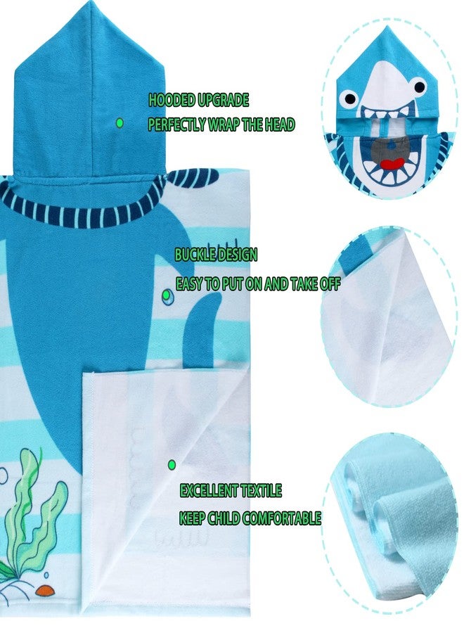 NovForth Kids Beach Towel for Boys Girls, Hooded Bath Towel Wrap, Toddler Pool Towel with Hood - Image 5