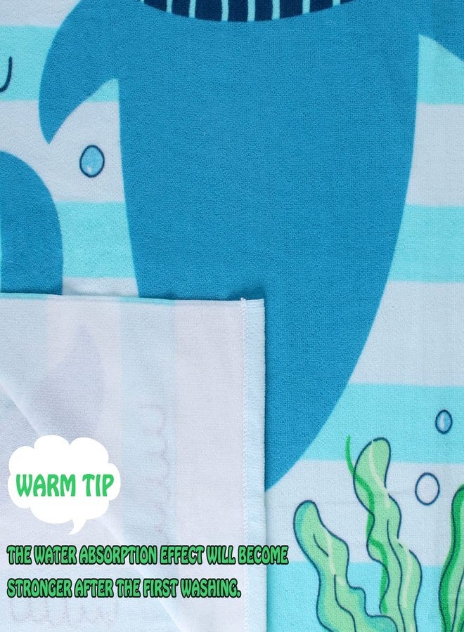 NovForth Kids Beach Towel for Boys Girls, Hooded Bath Towel Wrap, Toddler Pool Towel with Hood - Image 4
