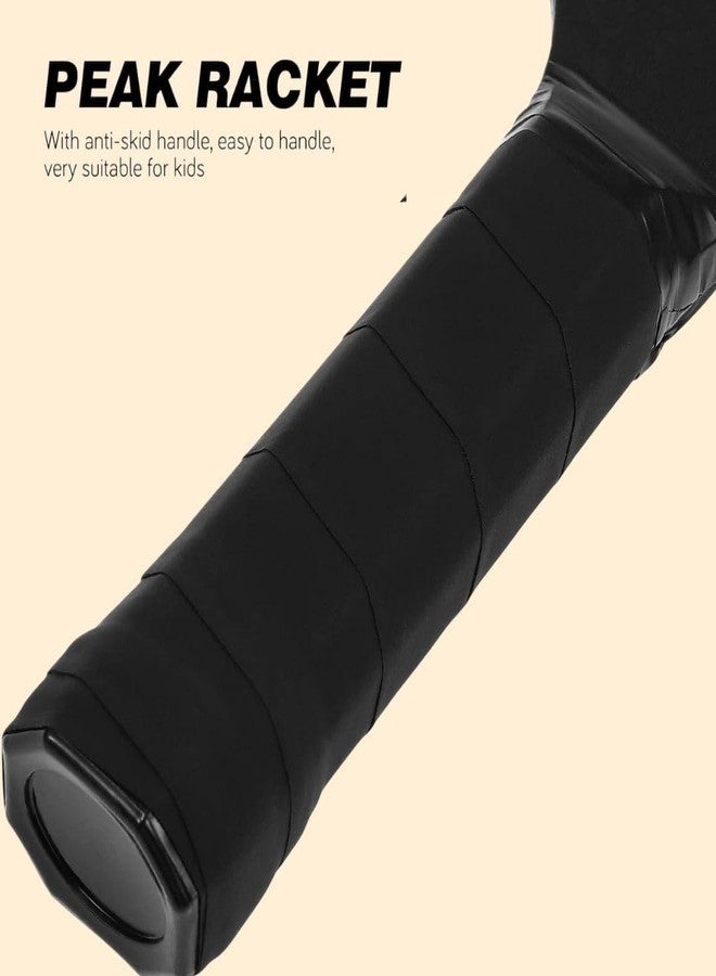 KNK Pickleball Paddle Set - Wooden Pickleball Paddles Kits - Includes 2 Paddles, 4 Outdoor Balls with 40 Holes, and Protective Carry Bag. (Yellow) - Image 4