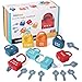 Dinhon Kids Learning Locks with Keys Numbers Matching Counting Montessori Educational Toys for Ages 3 4 5 Boys and Girls Preschool Games Gifts - Image 2