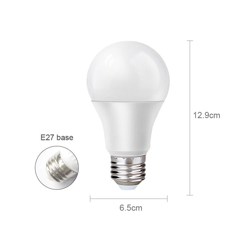Smart Wireless Remote Control LED WiFi Colour Changing Bulb White 13.8cm - Image 3