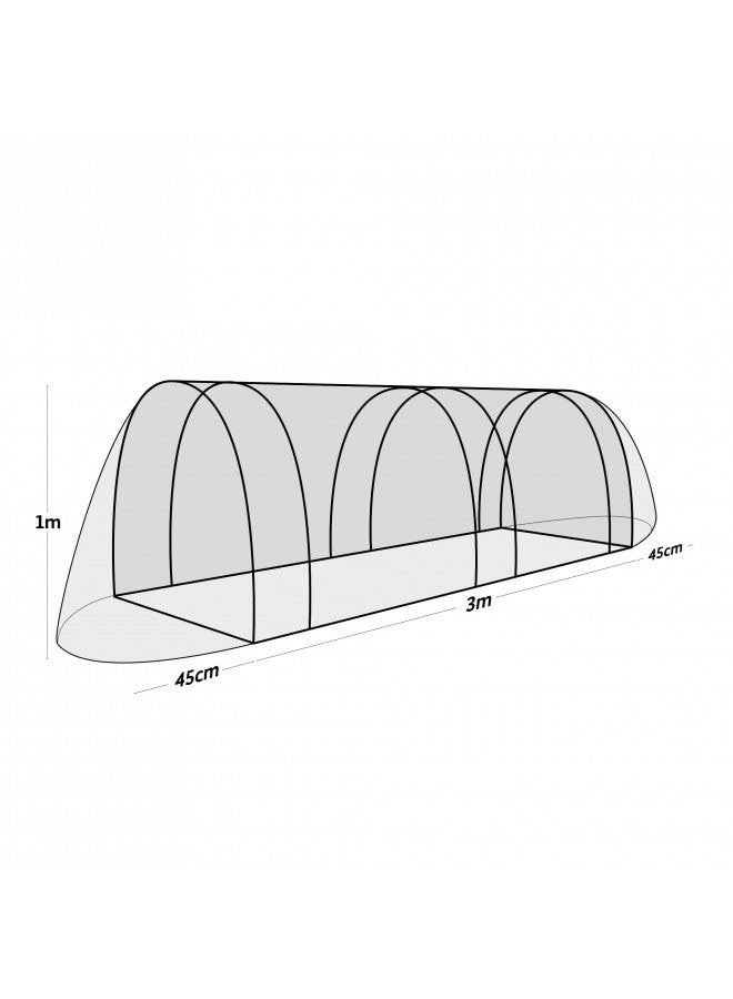 Bosmere Tierra Garden 50-5020 Haxnicks Easy Shade Net Tunnel Garden Cloche, Giant - Image 4
