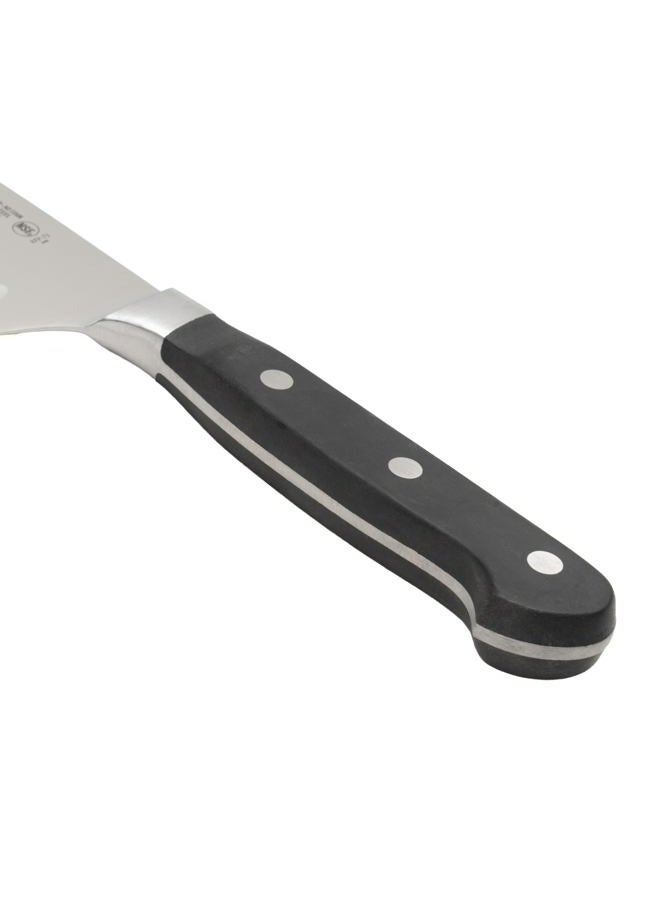Winco KFP-73, 18cm Acero Nakiri Knife, Hollow Ground Asian Style Knife with Black POM Handle, Vegetable Knife, Japanese Cleaver Chopping Knife, NSF - Image 2