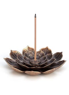Beauenty Handicraft Incense Holder for Sticks, Coil Lotus Ash Catcher Tray, Incense Burner Holder for Home Fragrance Accessories  - Image 1