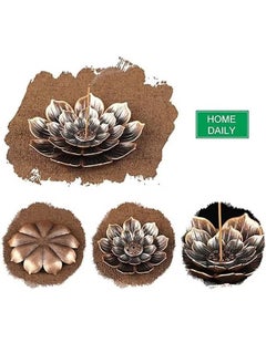 Beauenty Handicraft Incense Holder for Sticks, Coil Lotus Ash Catcher Tray, Incense Burner Holder for Home Fragrance Accessories  - Image 3