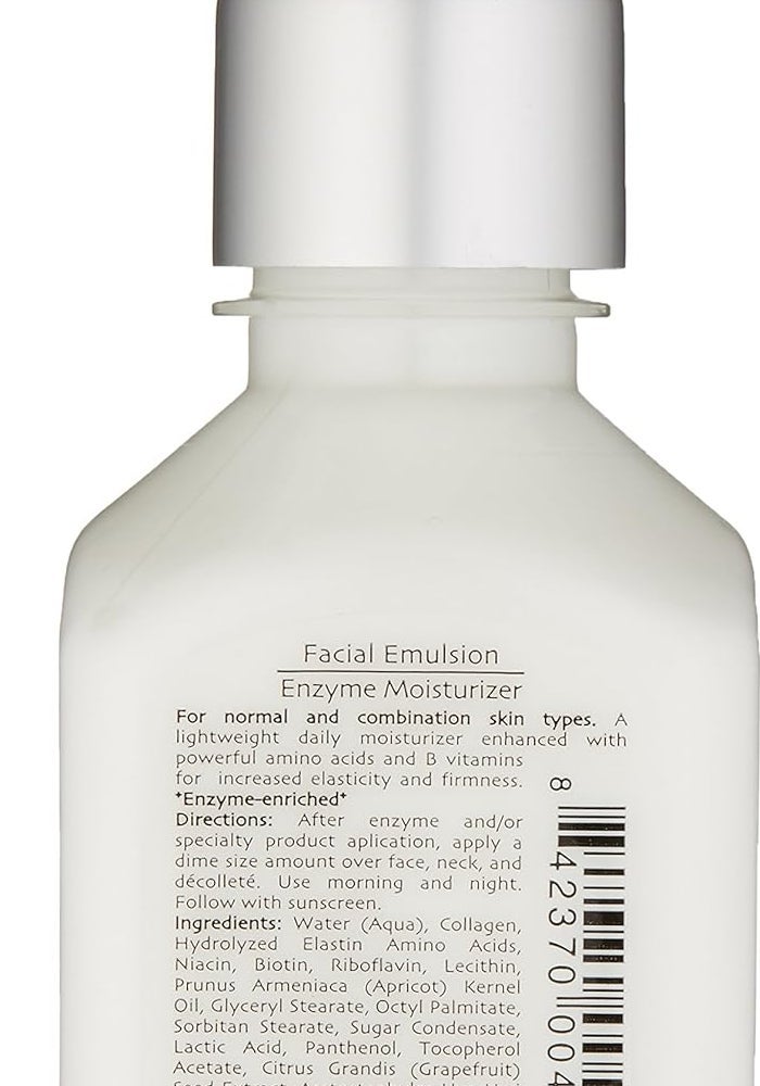 Epicuren Discovery Facial Emulsion Enzyme Moisturizer - Lightweight Hydrating Cream, 4 oz. - Image 2
