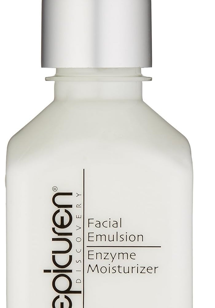 Epicuren Discovery Facial Emulsion Enzyme Moisturizer - Lightweight Hydrating Cream, 4 oz. - Image 1