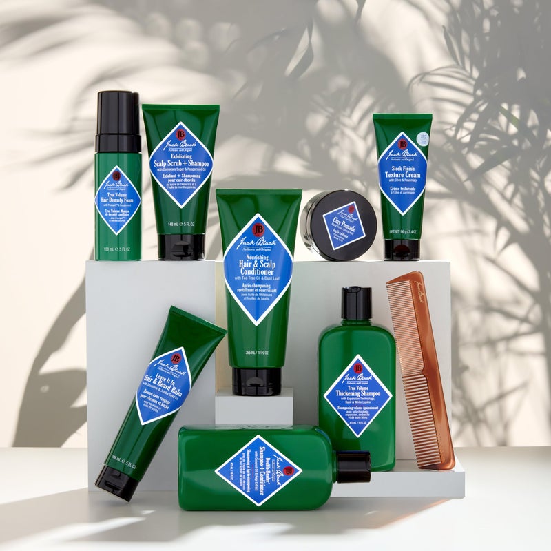 Jack Black كريم جاك بلاك للتشطيب الأملس، 3.4 أونصة - كريم تصفيف الشعر للرجال والنساء، مُكثف للشعر الجاف إلى العادي الخشن، السميك، أو المموج، لوشن شعر خالي من العطور، منتج للشعر - Image 3